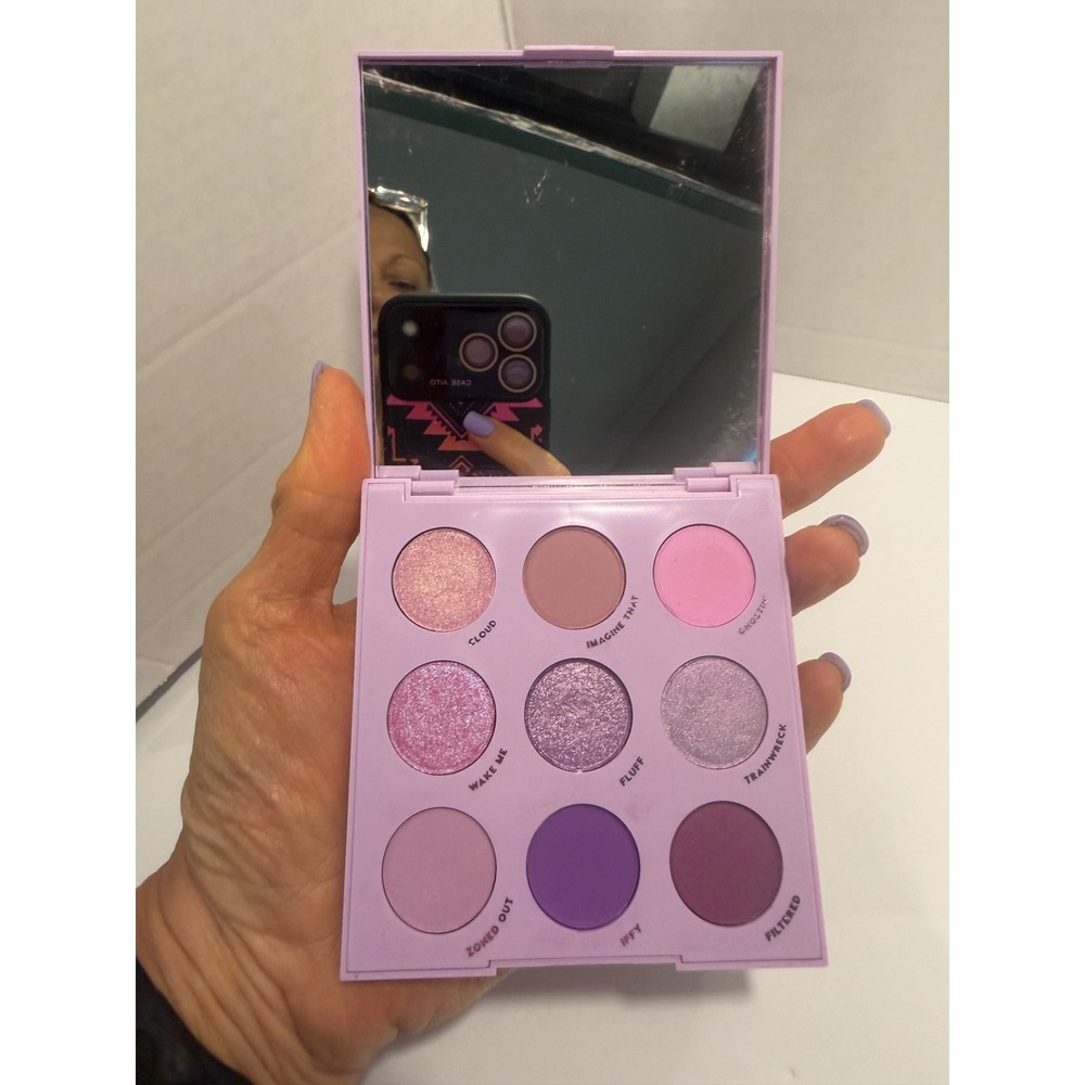 ColourPop Lilac You A Lot Shadow Palette Purple Monochromatic 9 Pan Mirror - Picture 2 of 3